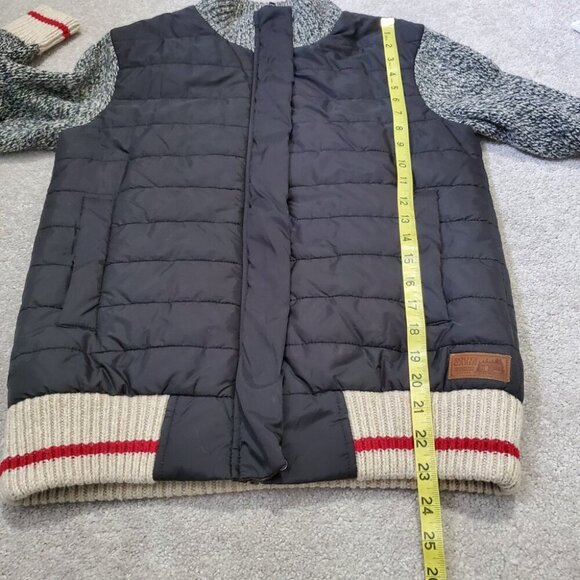 Rare~ Roots Gray Quilted Women's Jacket - Picture 15 of 16